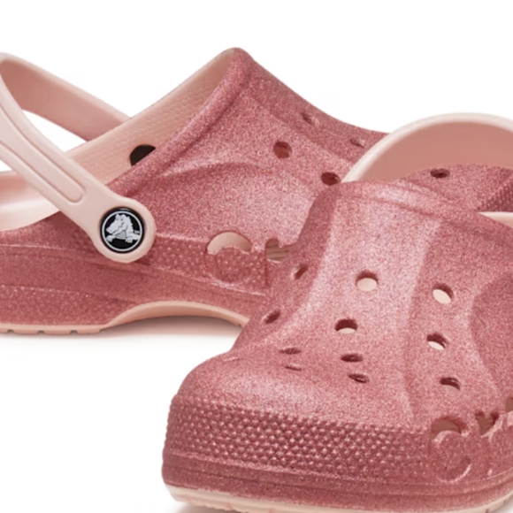 Crocs Girl's Baya Glitter Clog. J13 - Picture 4 of 12